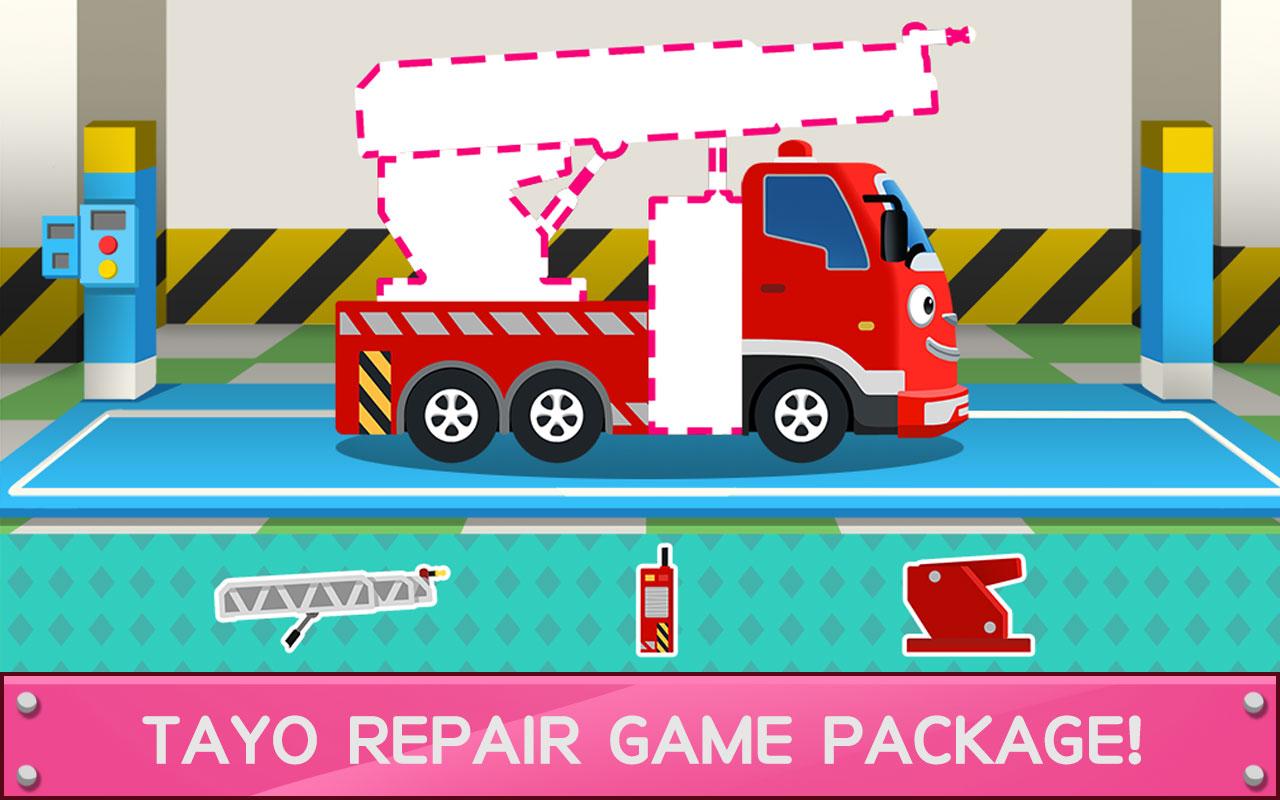 اسکرین شات 1 برنامه Tayo Repair - Kid Game Package