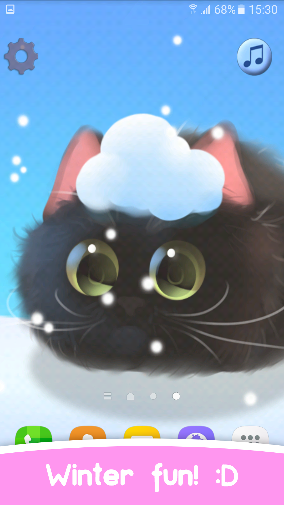 اسکرین شات 4 برنامه Fluffy Sushi Live Wallpaper