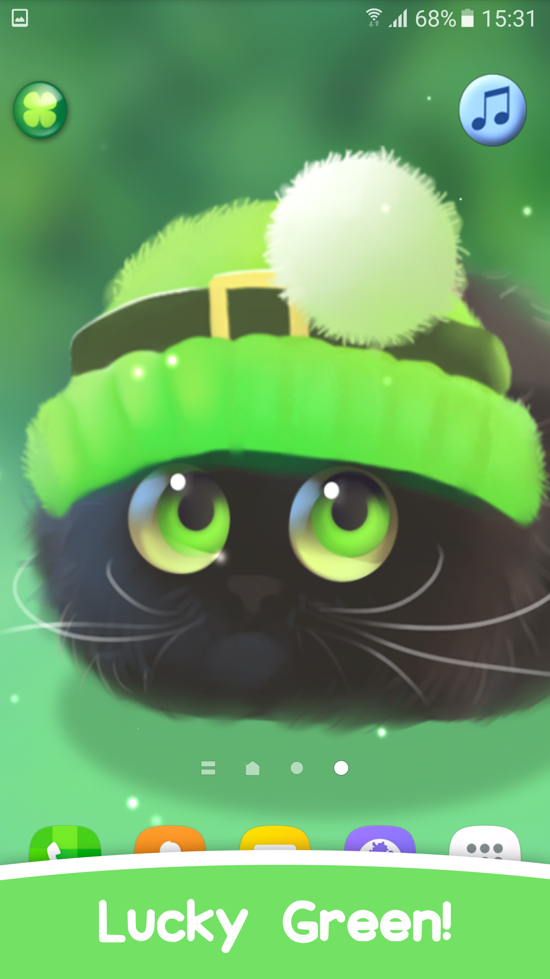 اسکرین شات 6 برنامه Fluffy Sushi Live Wallpaper