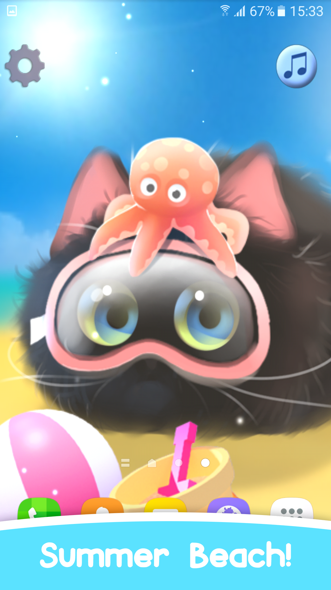 اسکرین شات 7 برنامه Fluffy Sushi Live Wallpaper