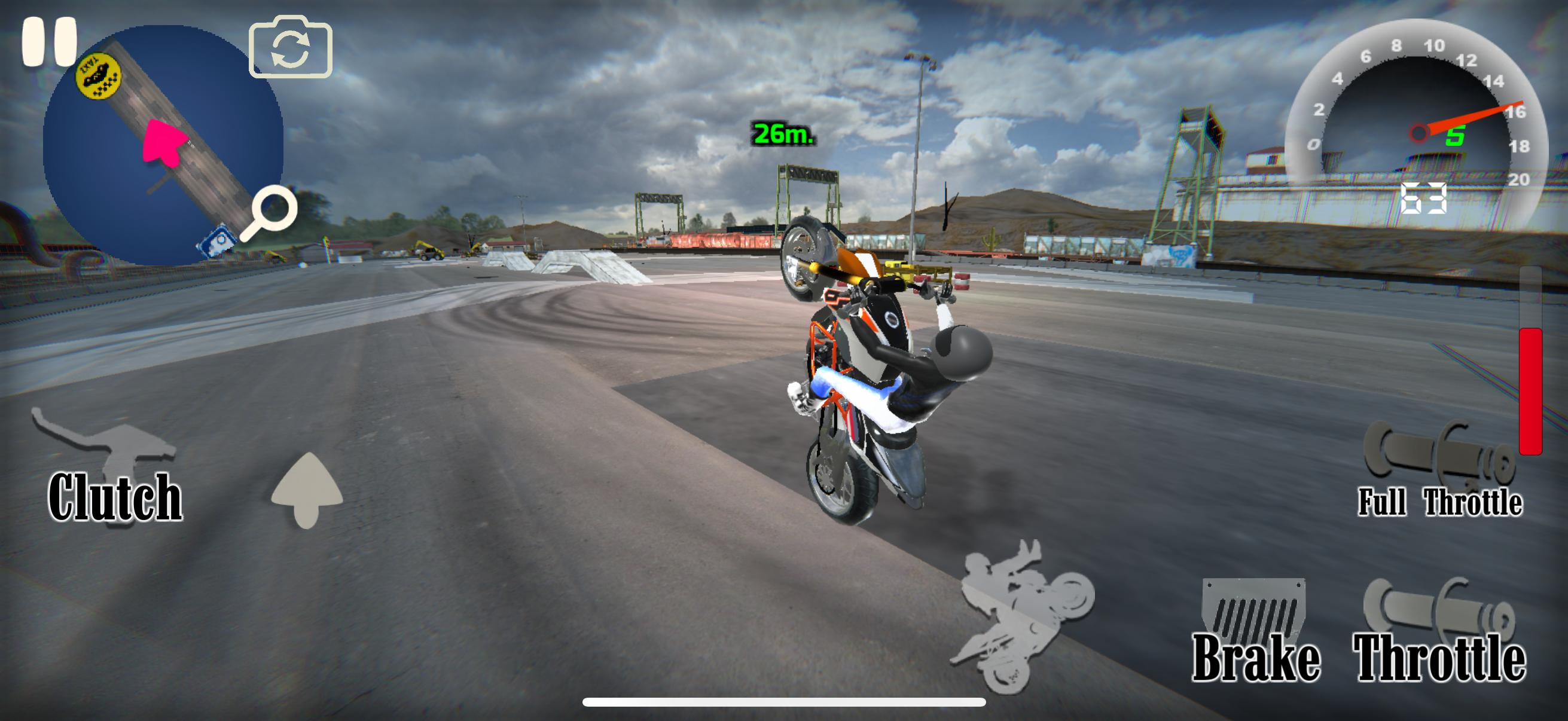 اسکرین شات 1 بازی Wheelie King 4 Bike Wheelie 3D