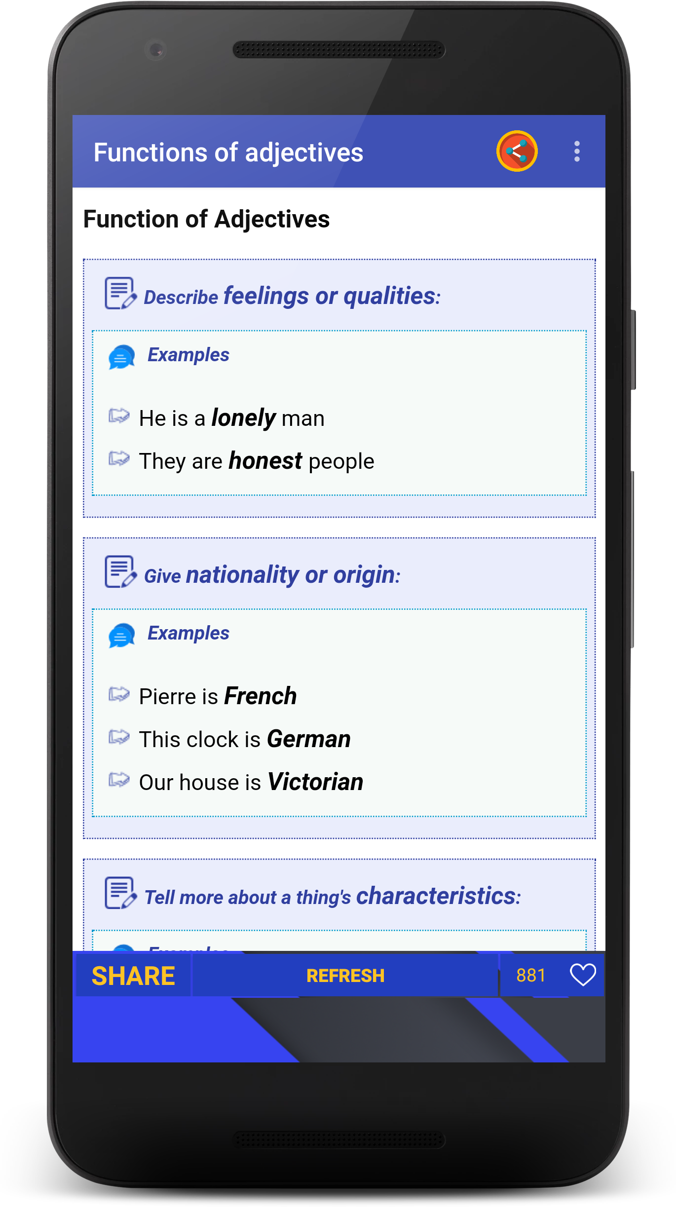 اسکرین شات 7 برنامه English Grammar