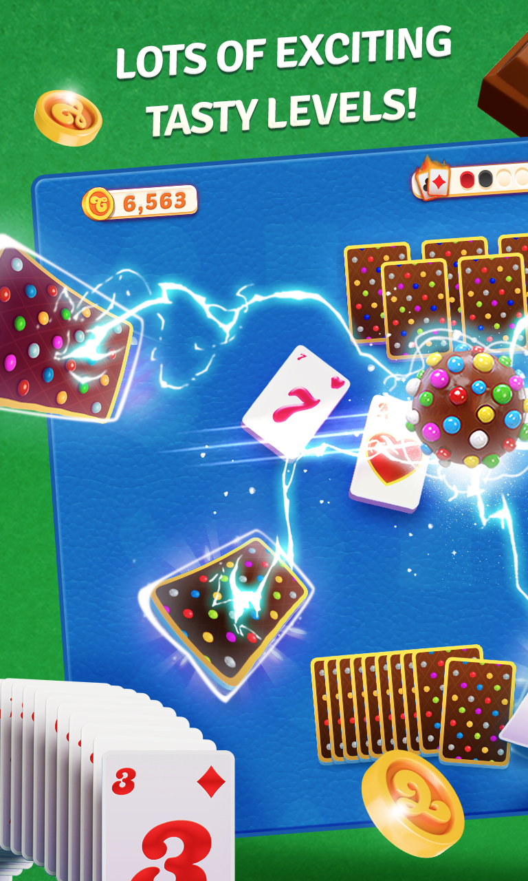اسکرین شات 2 بازی Candy Crush Solitaire