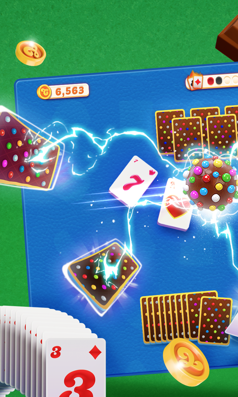 اسکرین شات 2 بازی Candy Crush Solitaire