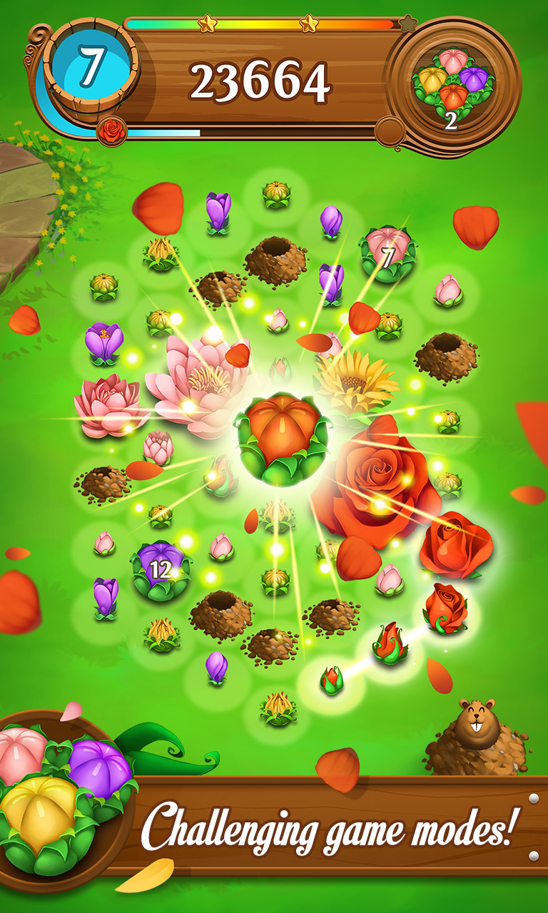 اسکرین شات 2 بازی Blossom Blast Saga