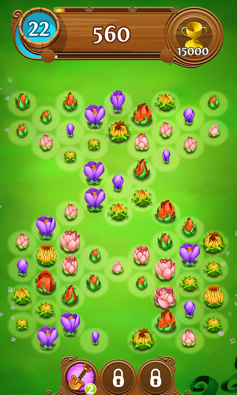 اسکرین شات 6 بازی Blossom Blast Saga