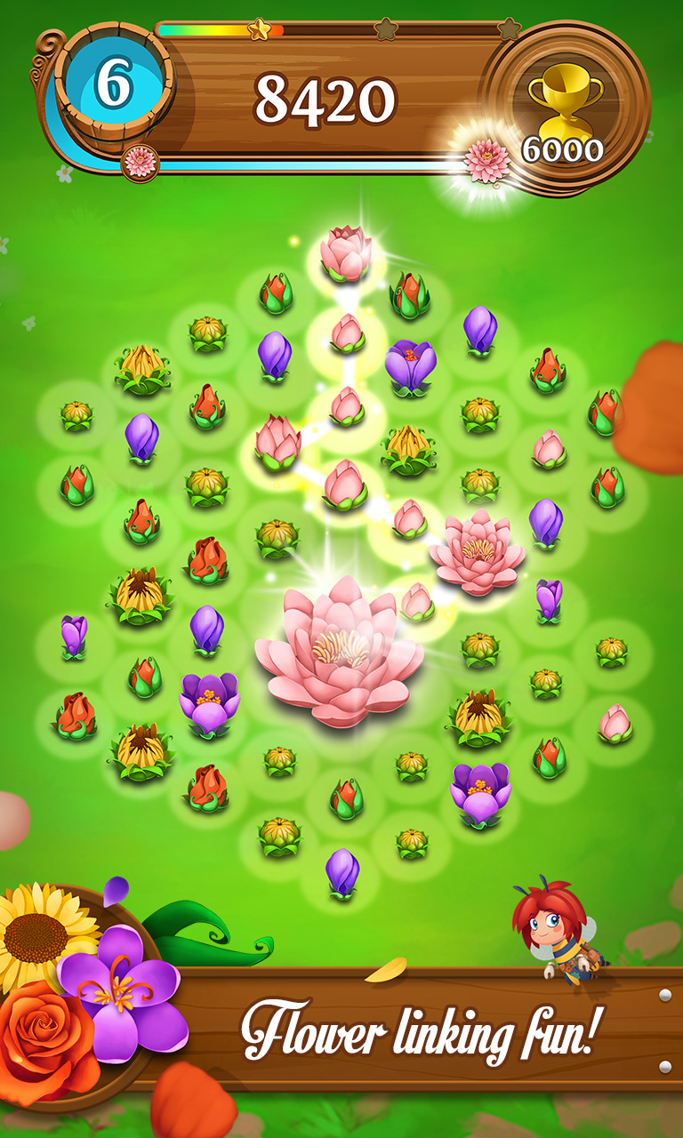 اسکرین شات 1 بازی Blossom Blast Saga