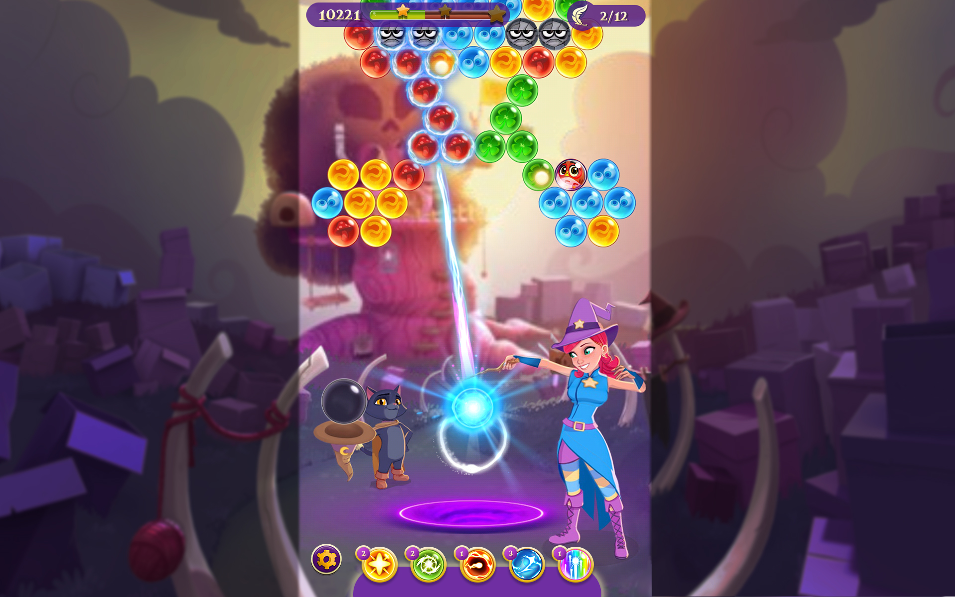 اسکرین شات 7 بازی Bubble Witch 3 Saga