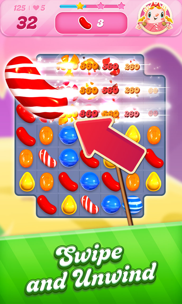 اسکرین شات 3 بازی Candy Crush Saga