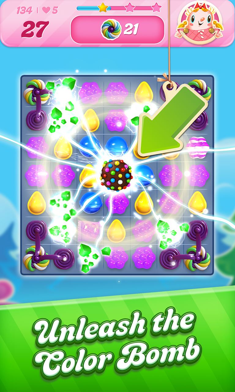 اسکرین شات 2 بازی Candy Crush Saga