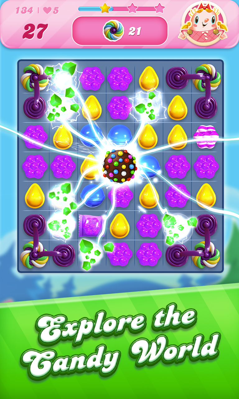 اسکرین شات 1 بازی Candy Crush Saga