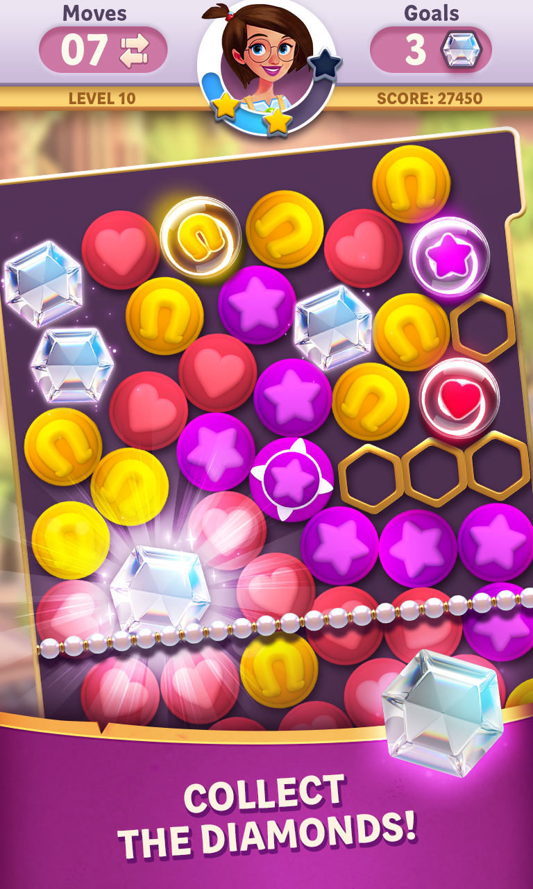 اسکرین شات 1 بازی Diamond Diaries Saga