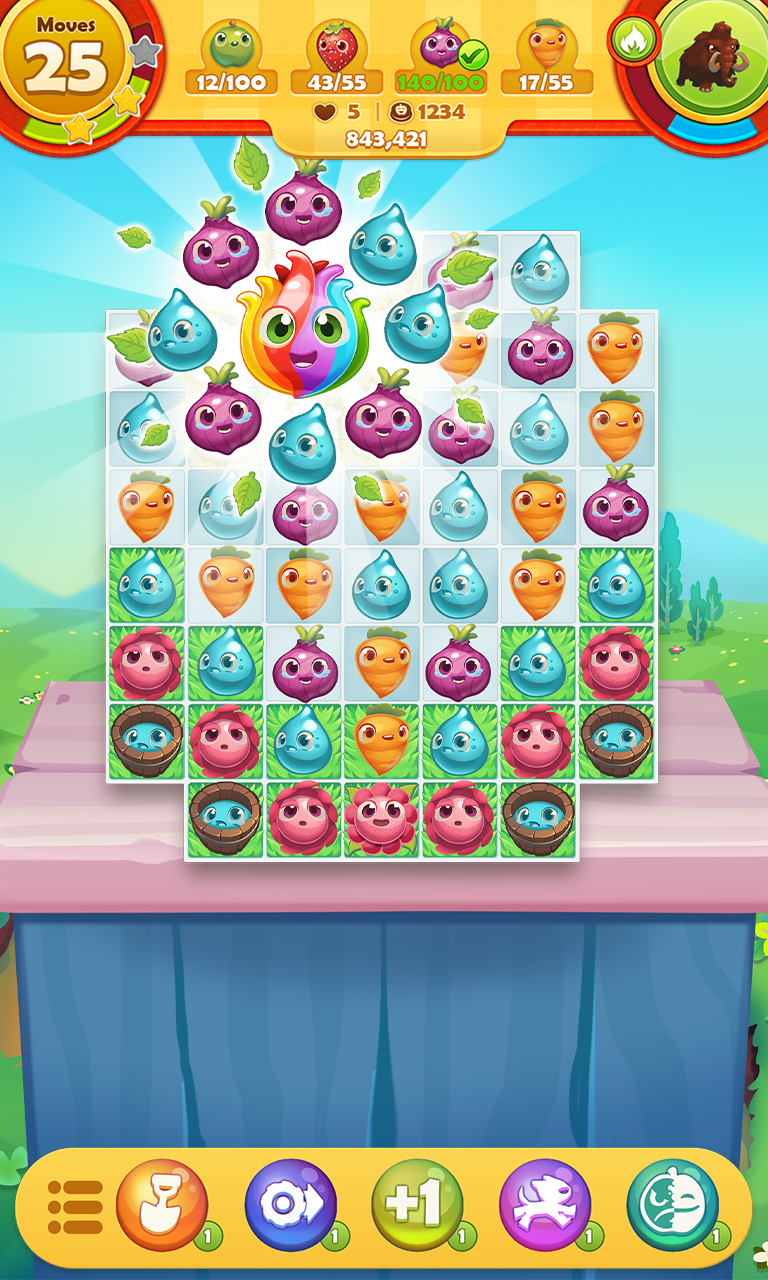 اسکرین شات 4 بازی Farm Heroes Saga