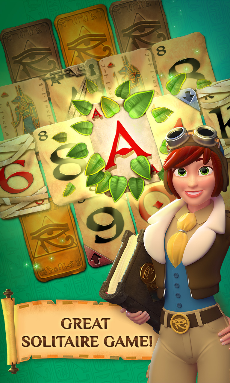 اسکرین شات 1 بازی Pyramid Solitaire Saga