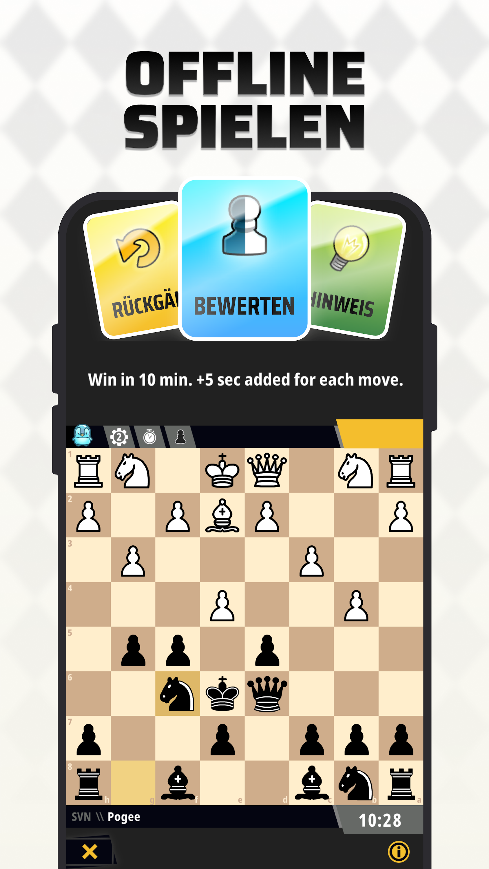 اسکرین شات 5 بازی Schach Online: Chess Universe