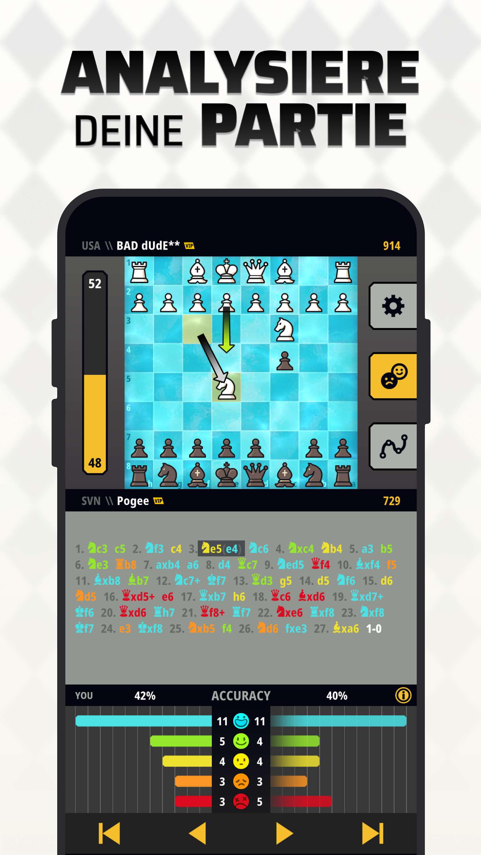 اسکرین شات 4 بازی Schach Online: Chess Universe
