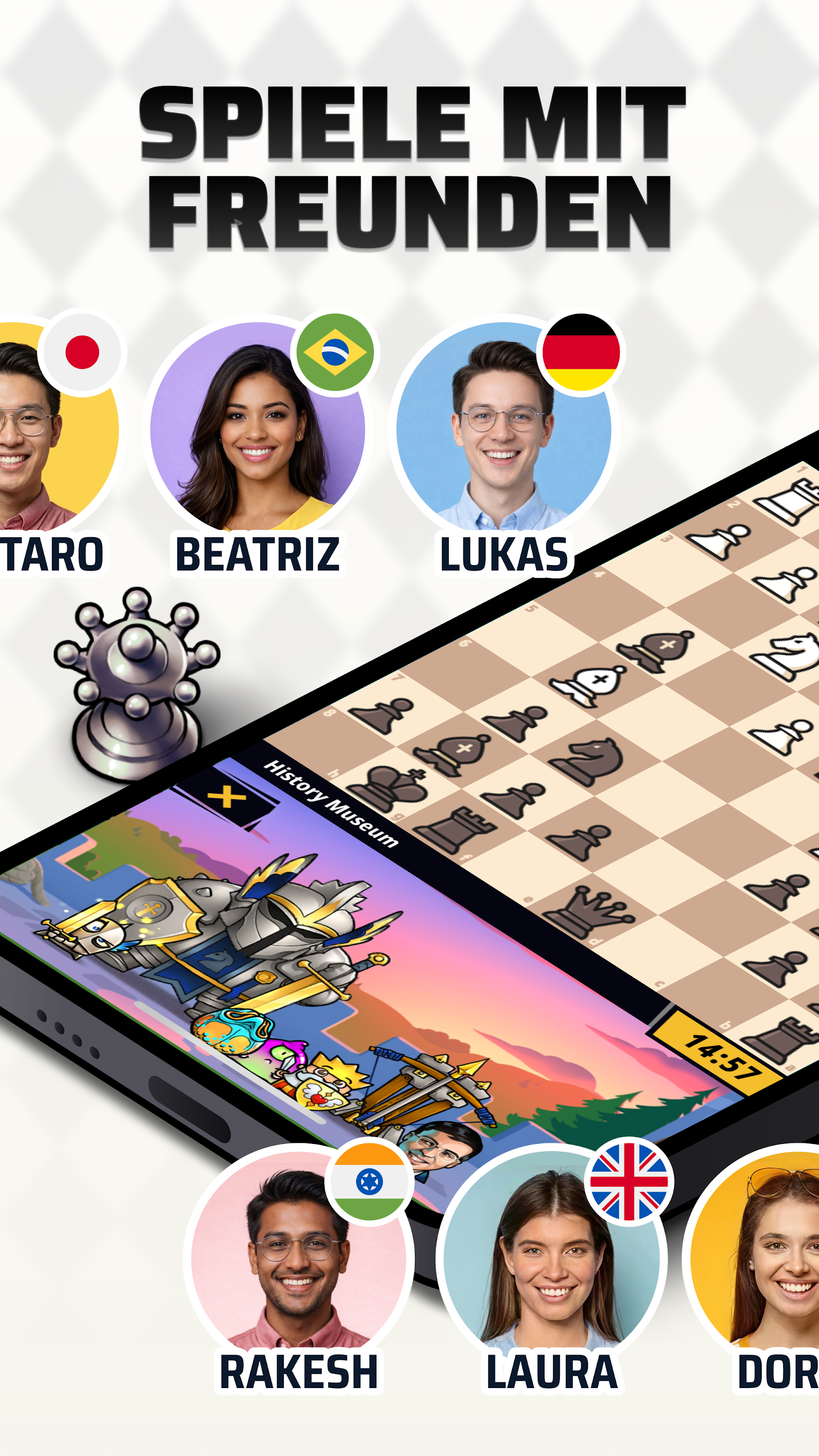 اسکرین شات 1 بازی Schach Online: Chess Universe