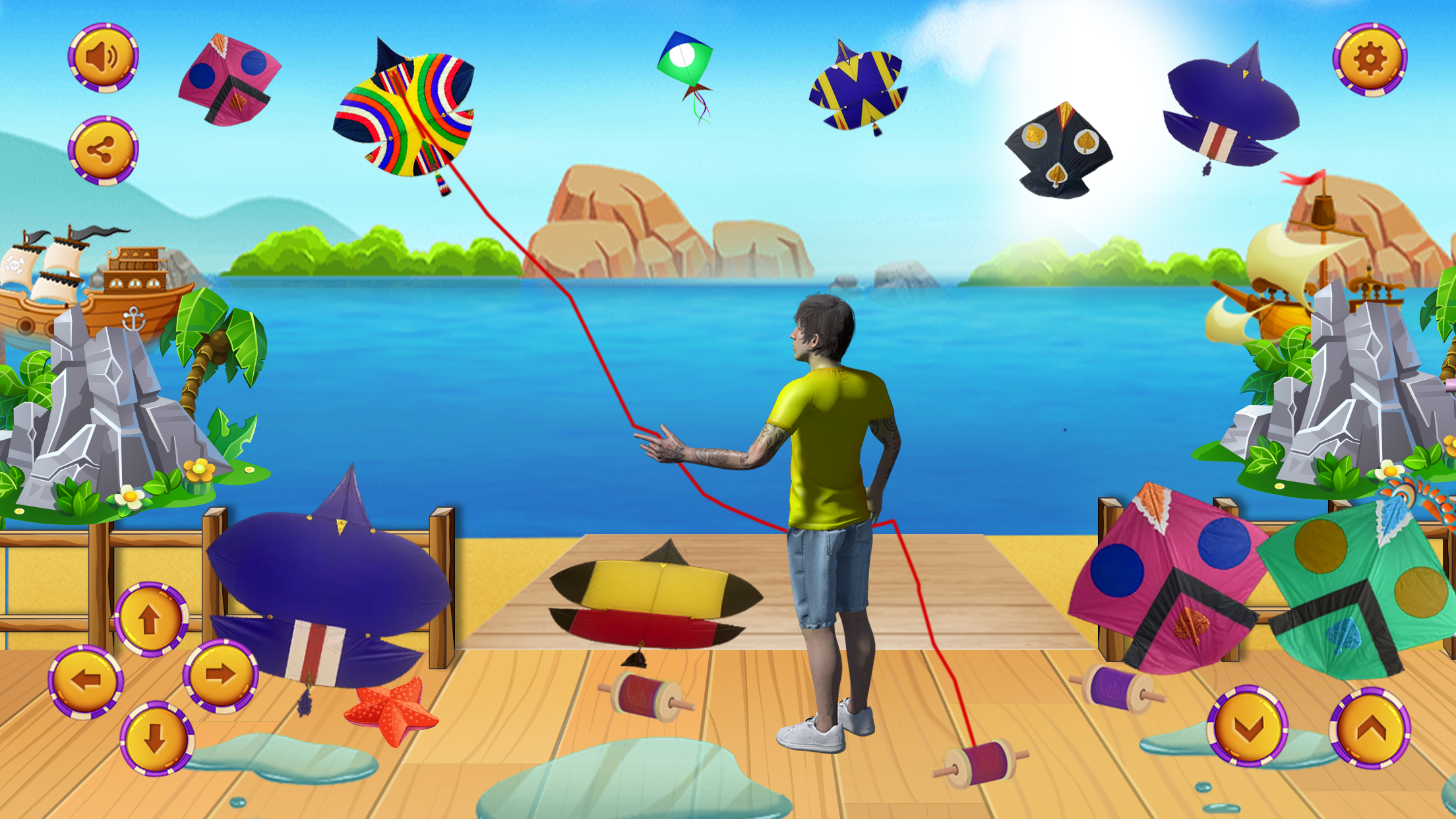 اسکرین شات 3 بازی Kite Game 3D Kite Flying Games