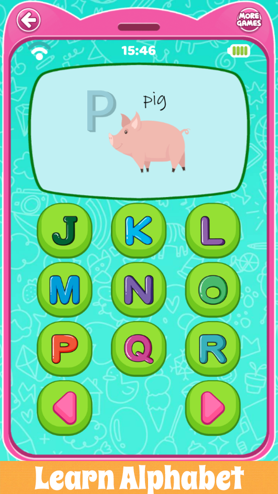 اسکرین شات 2 برنامه Baby Phone Nursery Rhymes