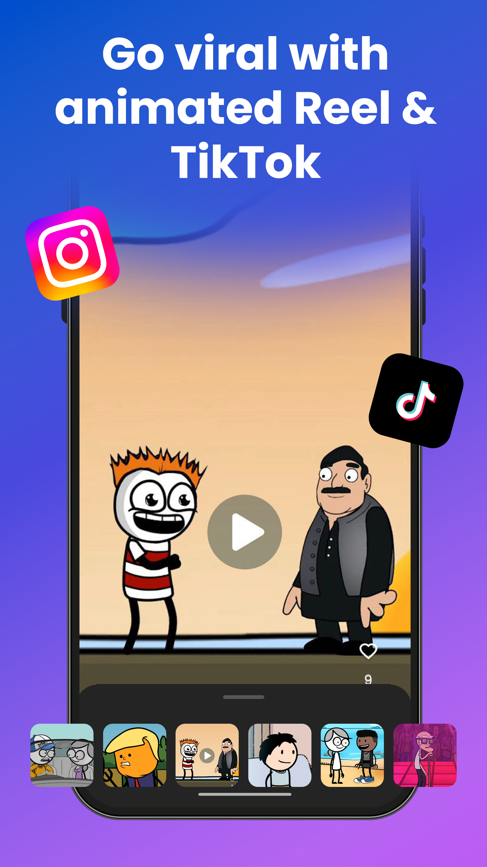 اسکرین شات 2 برنامه TweenCraft Cartoon Video Maker