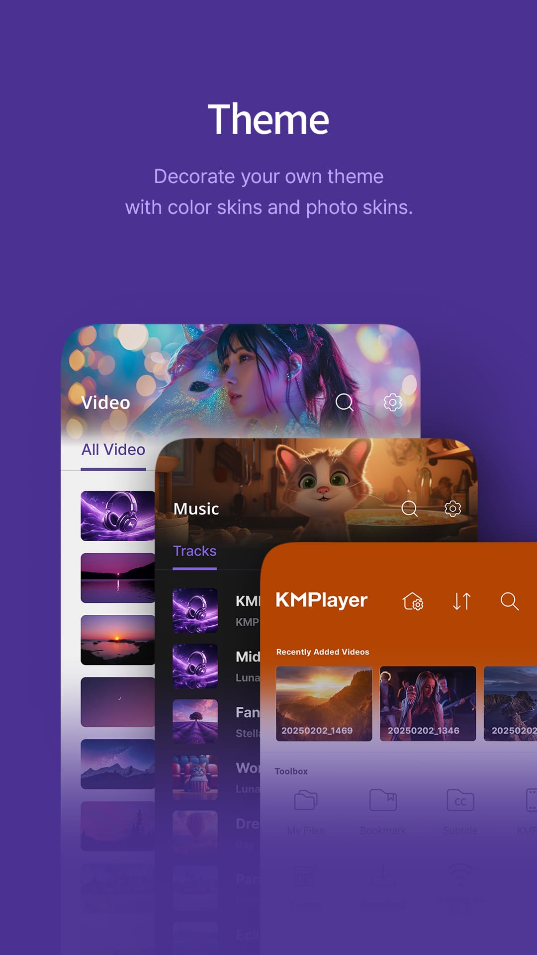 اسکرین شات 2 برنامه KMPlayer - All Video Player