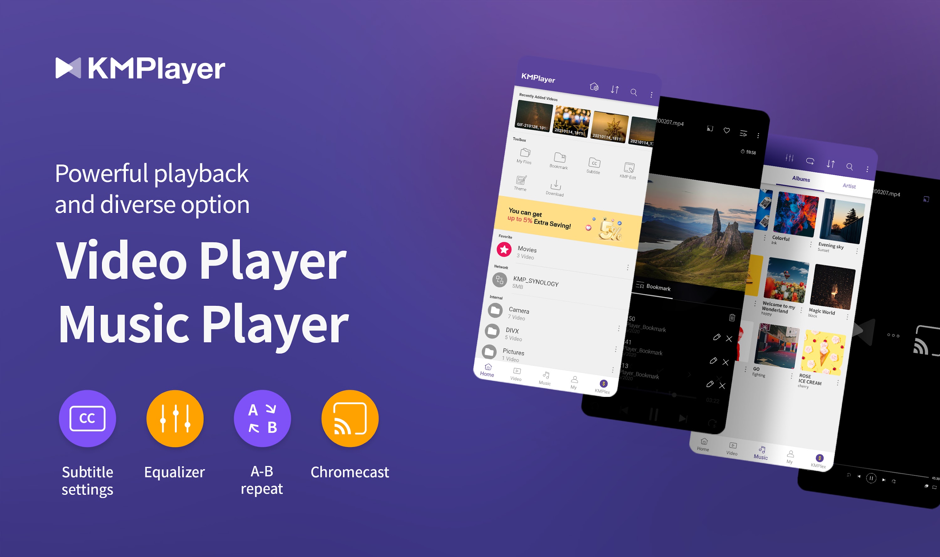 اسکرین شات 1 برنامه کی ام پلیر (Kmplayer)