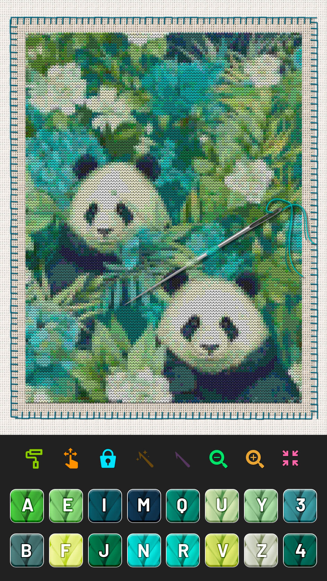 اسکرین شات 6 برنامه Knitting & Cross Stitch