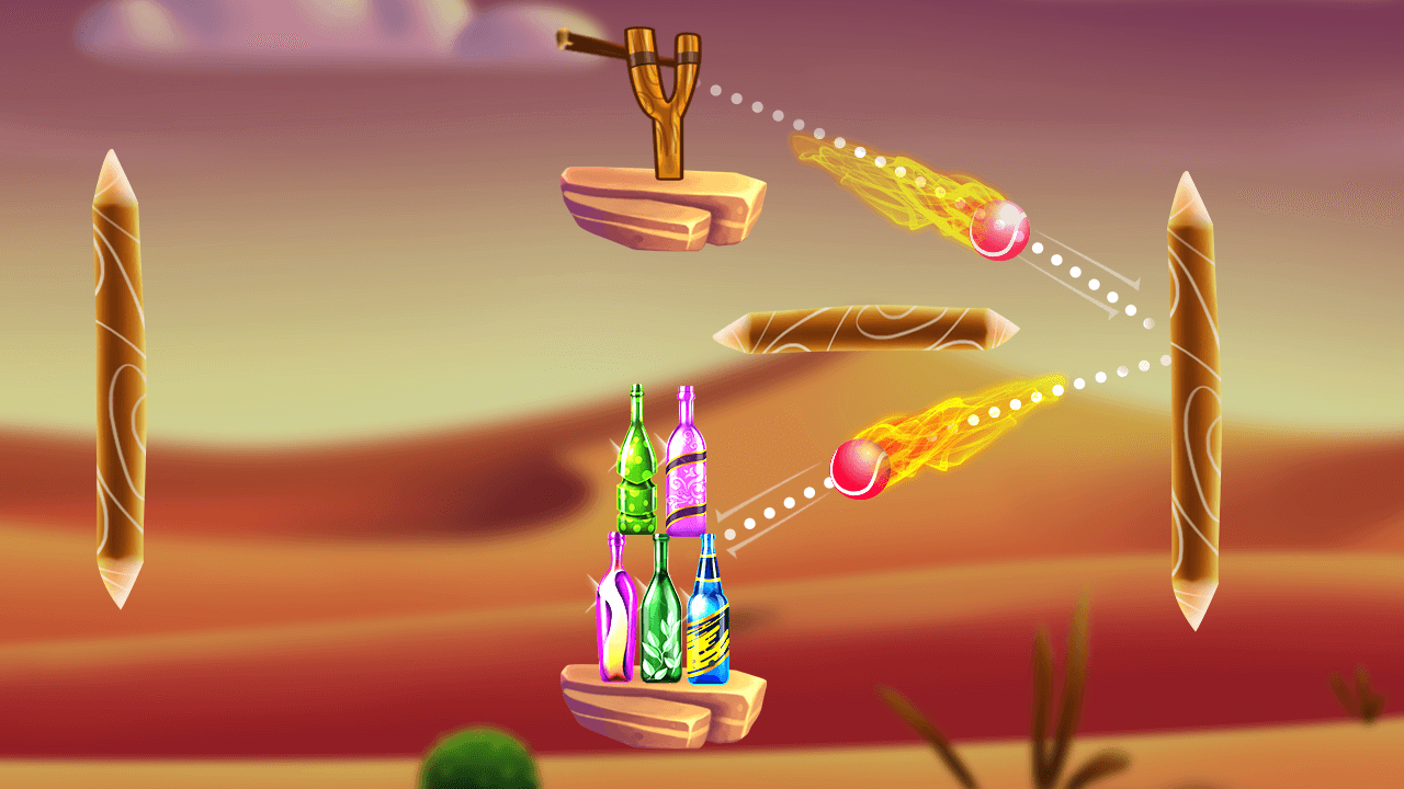 اسکرین شات 2 بازی Bottle Shooting Game 2
