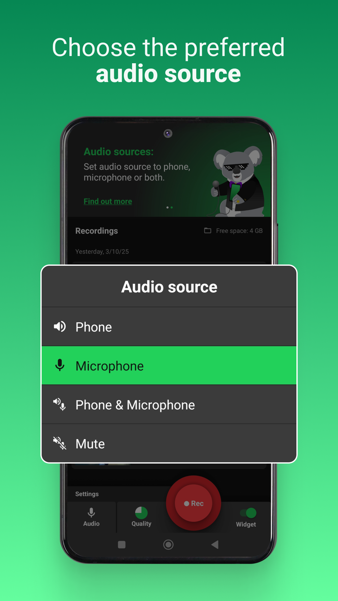 اسکرین شات 6 برنامه Koala Screen Recorder