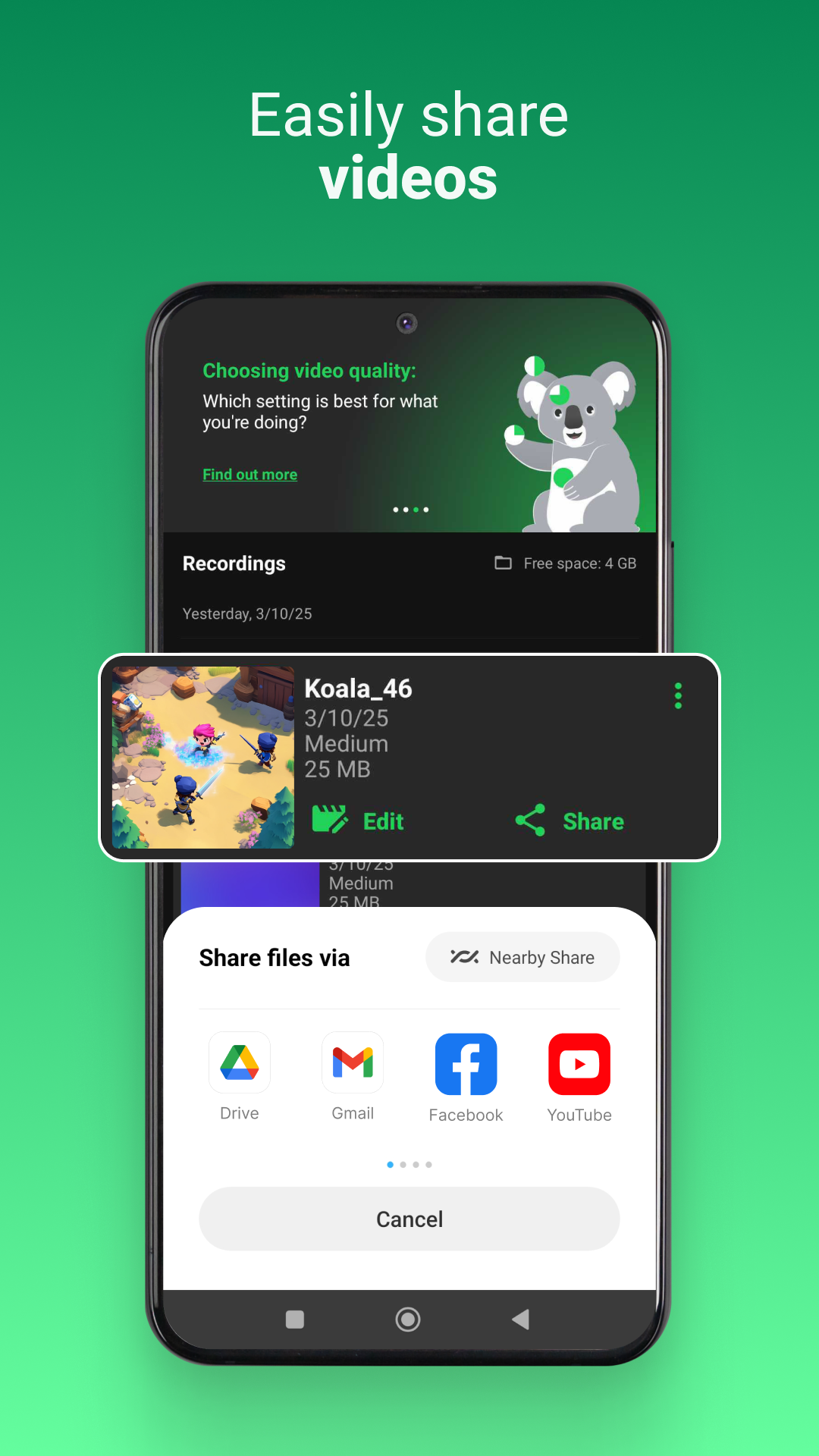 اسکرین شات 7 برنامه Koala Screen Recorder
