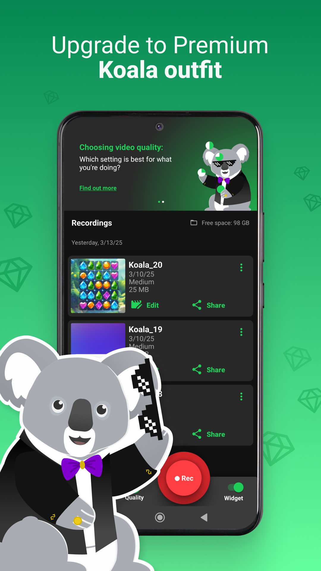 اسکرین شات 8 برنامه Koala Screen Recorder