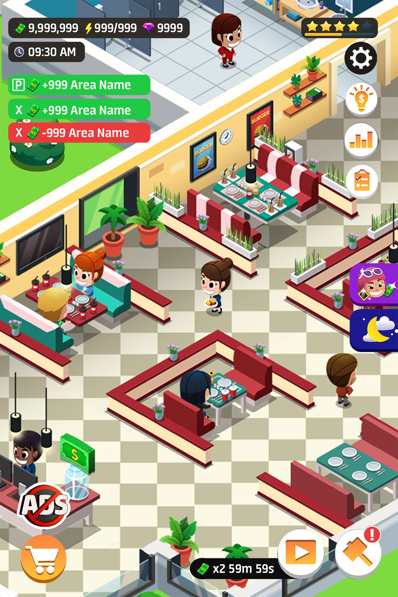 اسکرین شات 7 بازی Idle Restaurant Tycoon