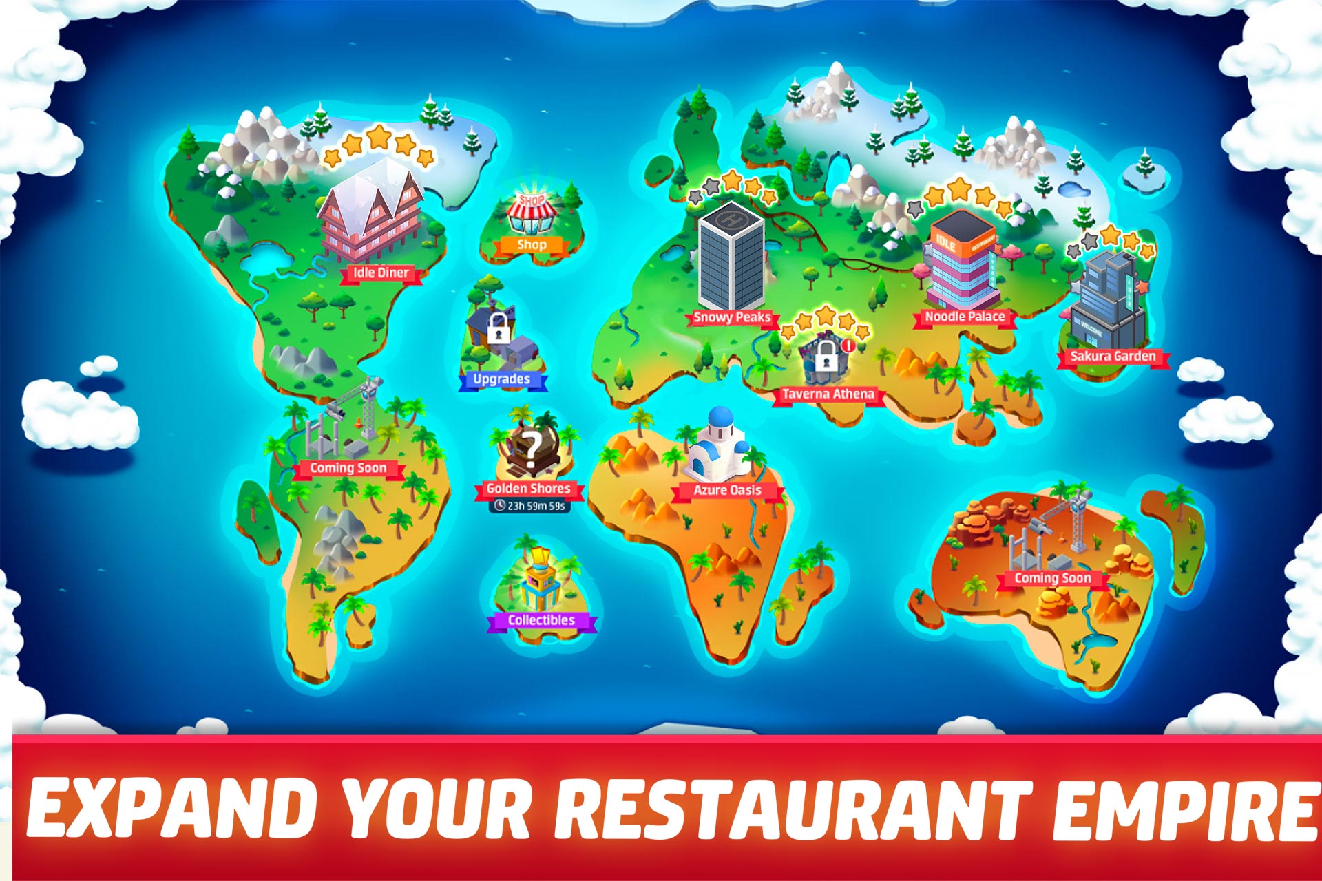 اسکرین شات 3 بازی Idle Restaurant Tycoon: Empire