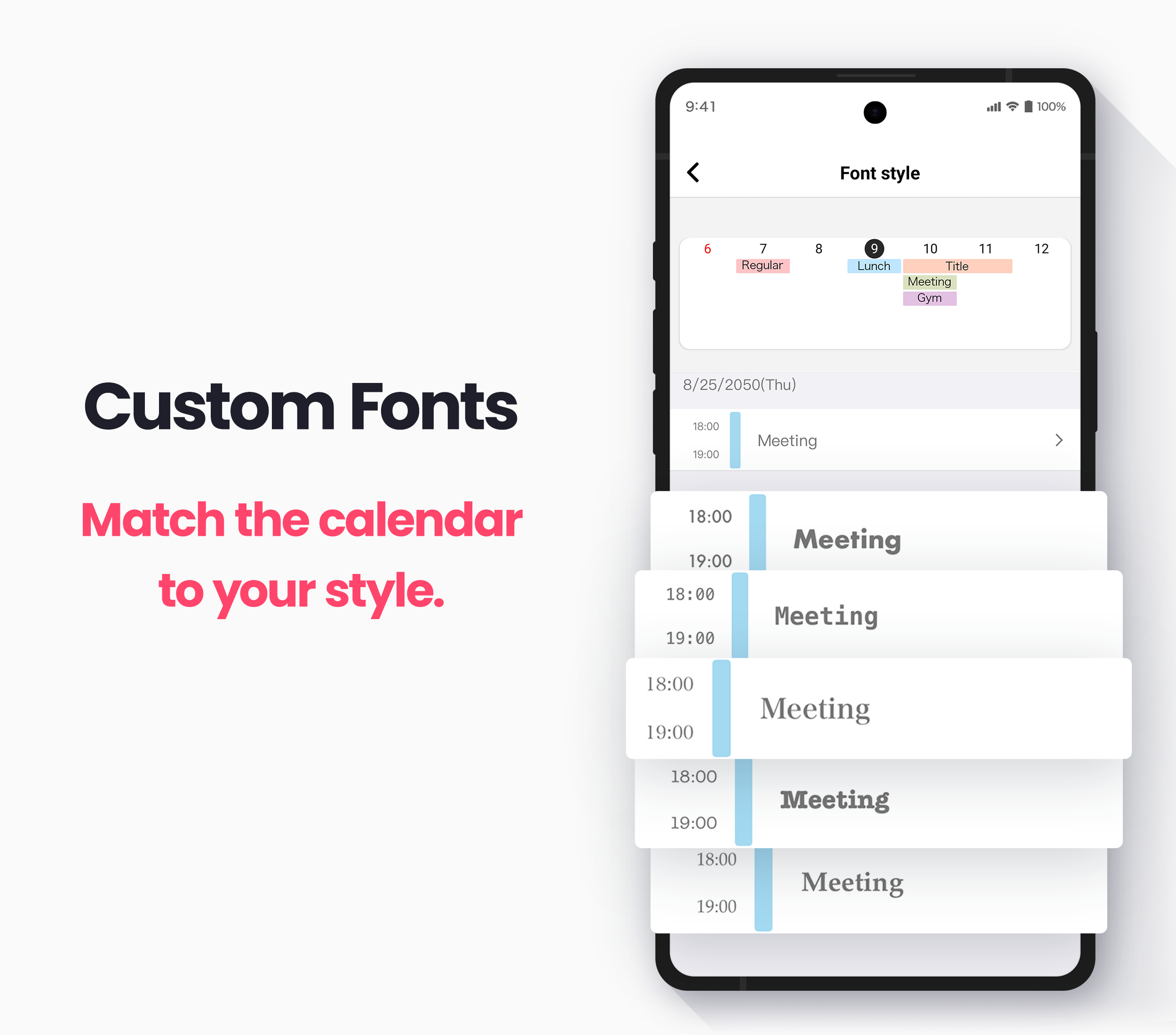 اسکرین شات 7 برنامه My Calendar - Simple Planner