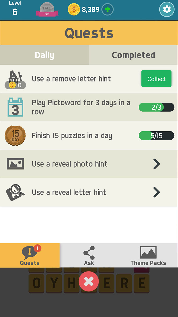 اسکرین شات 4 بازی Pictoword: Fun Brain Word Game