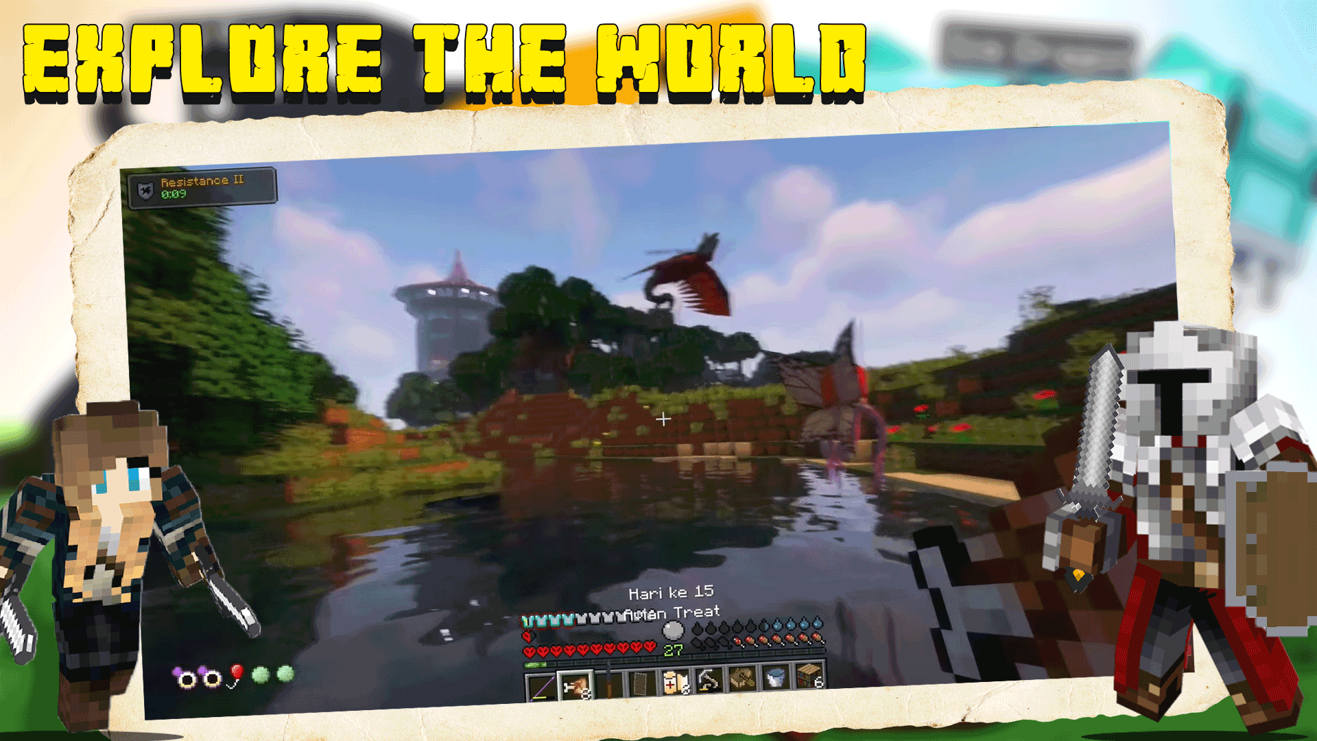 اسکرین شات 1 برنامه RLCraft Modpack MCPE