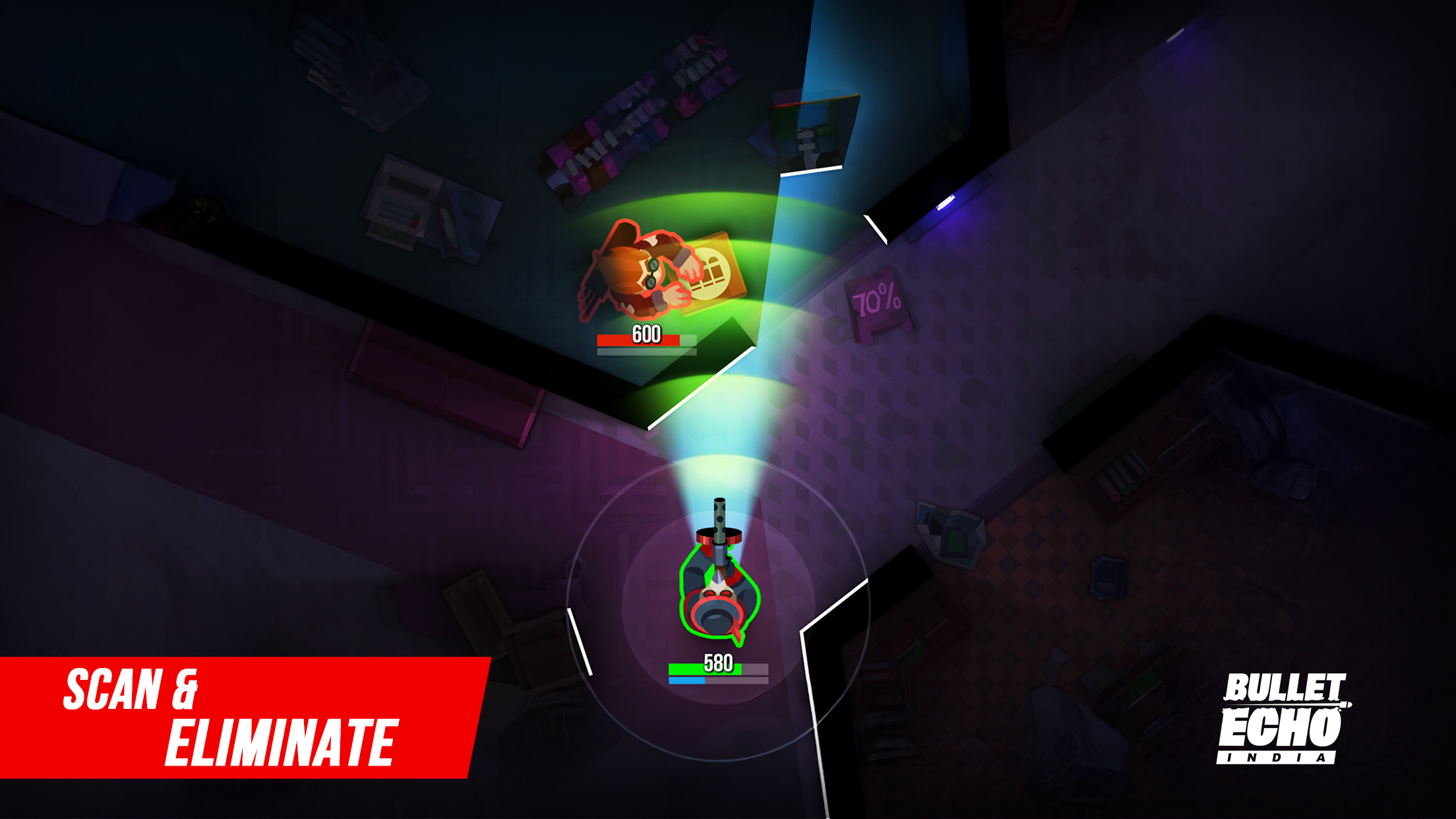 اسکرین شات 4 بازی Bullet Echo India: Gun Game