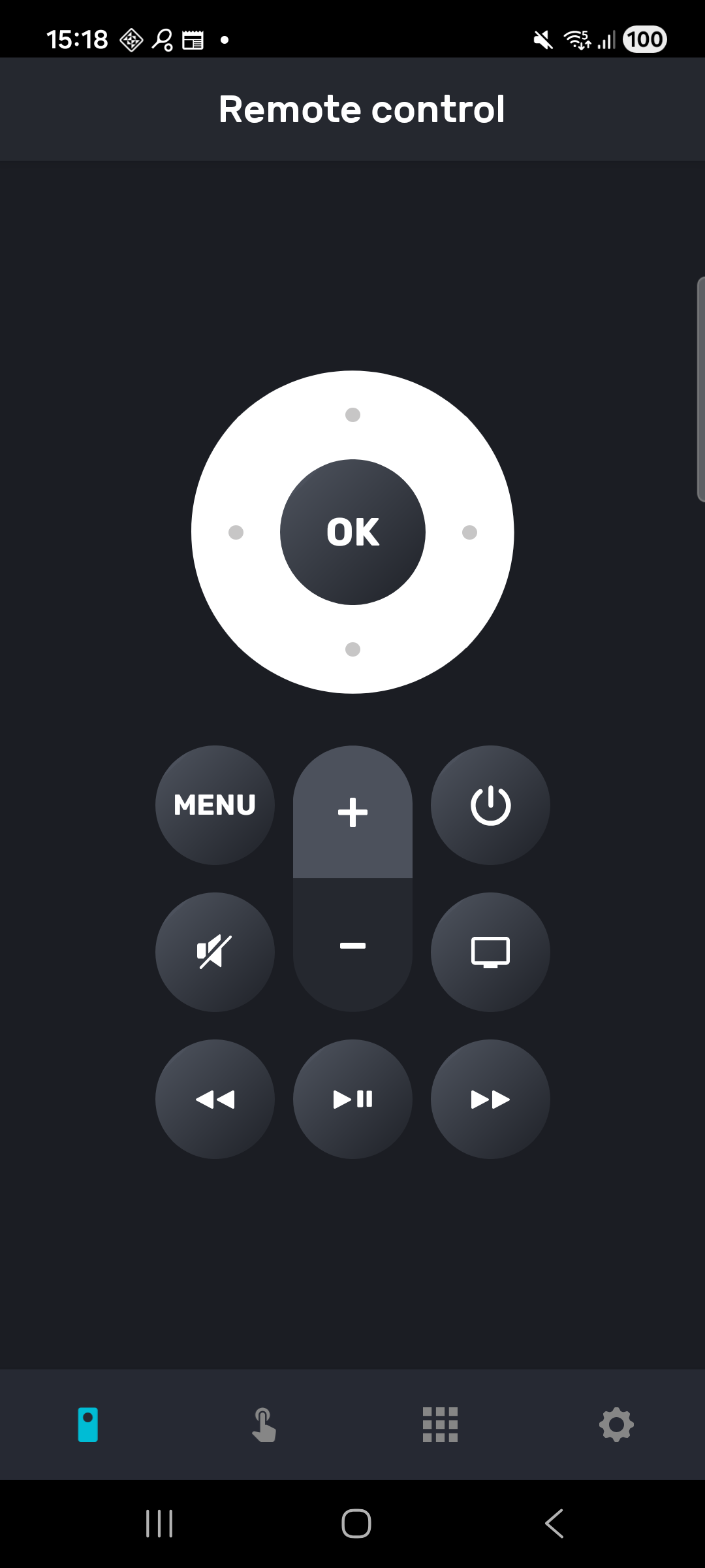اسکرین شات 1 برنامه Remote for Apple TV