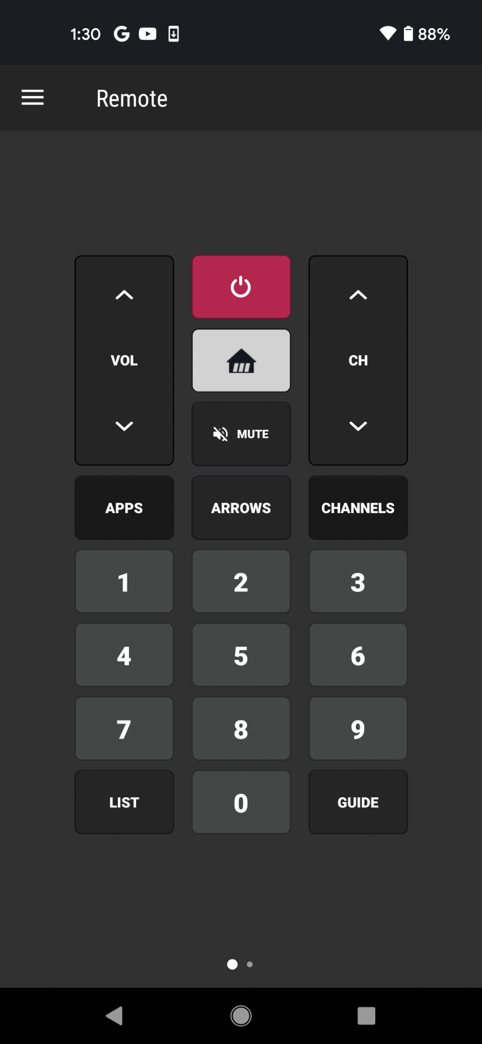 اسکرین شات 3 برنامه Remote for LG Smart TV