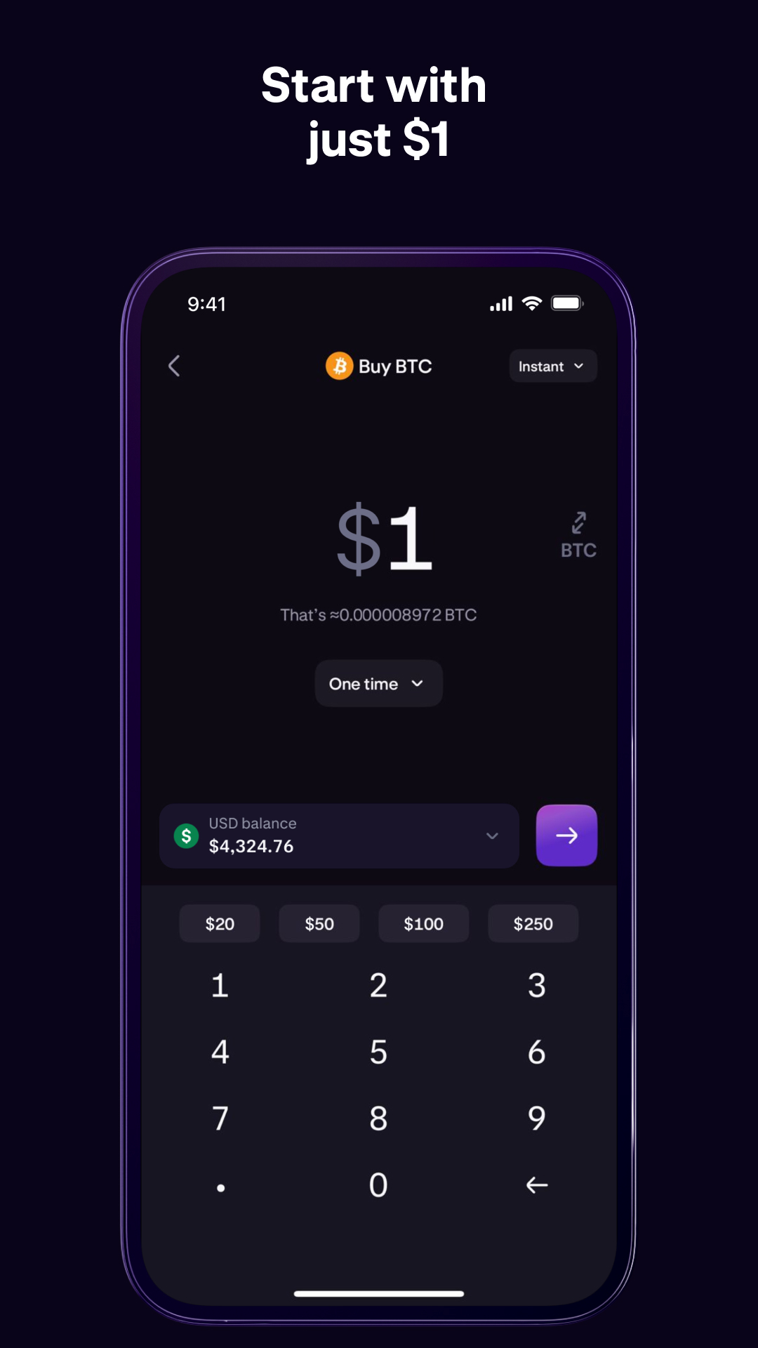 اسکرین شات 2 برنامه Kraken: Buy Stocks & Crypto