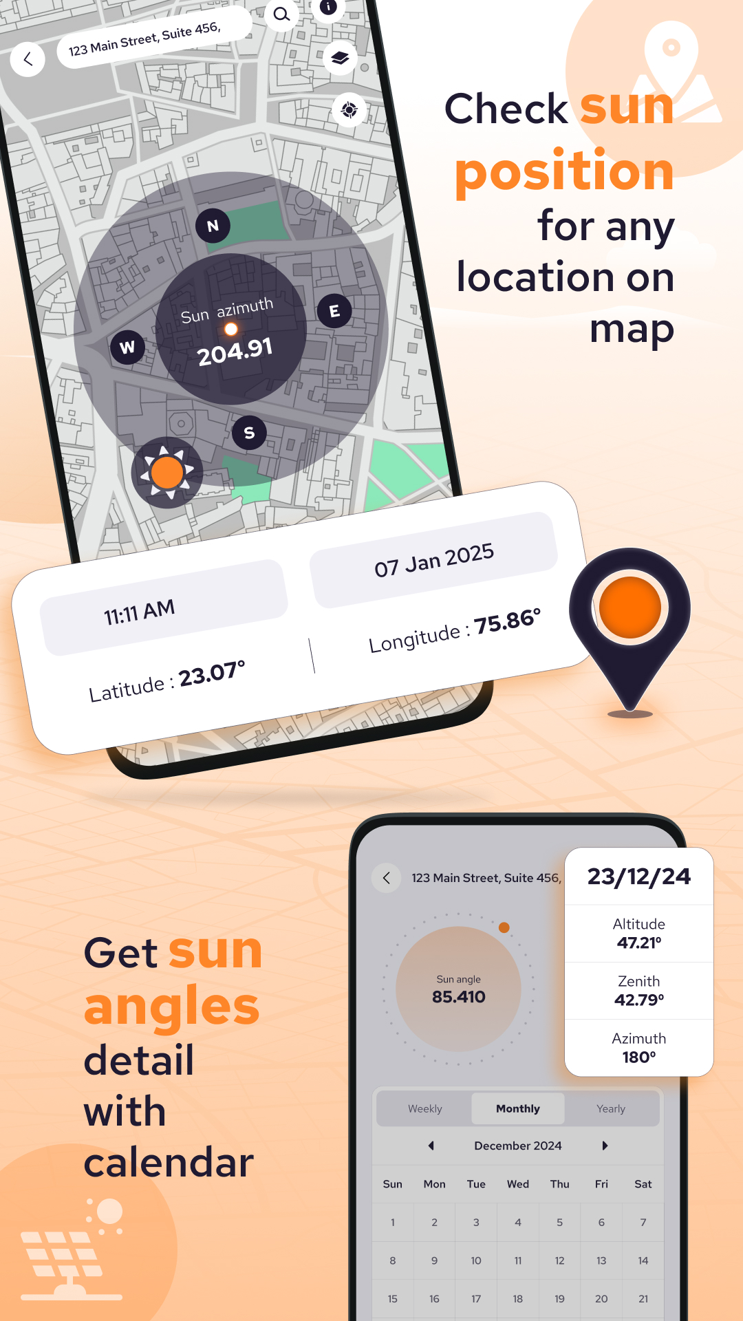 اسکرین شات 7 برنامه Solar & Sun Position Tracker
