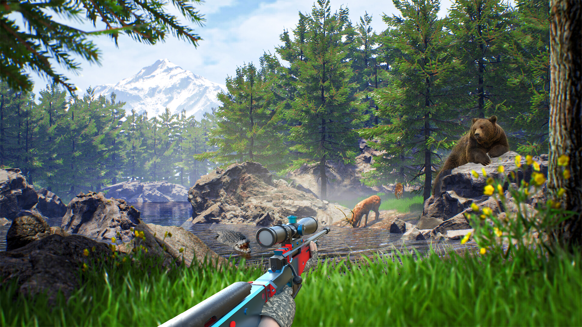 اسکرین شات 3 بازی Real Wild Animal Hunting Games