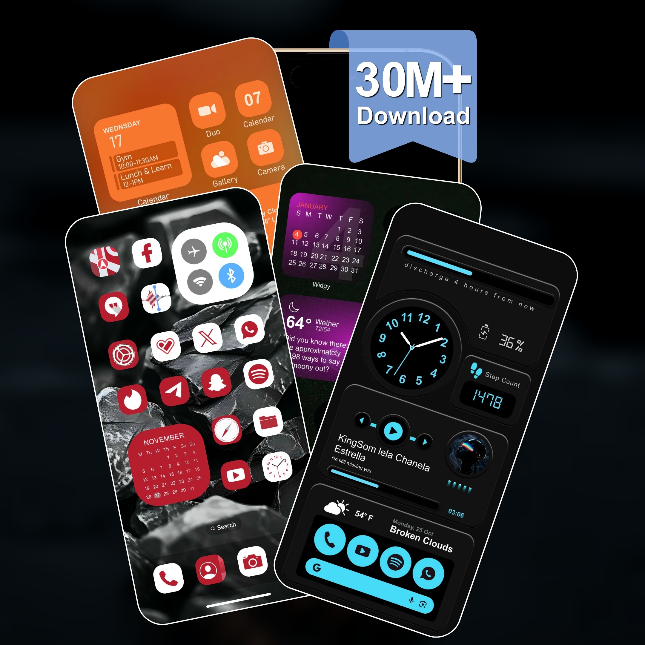 اسکرین شات 5 برنامه Themes for Android