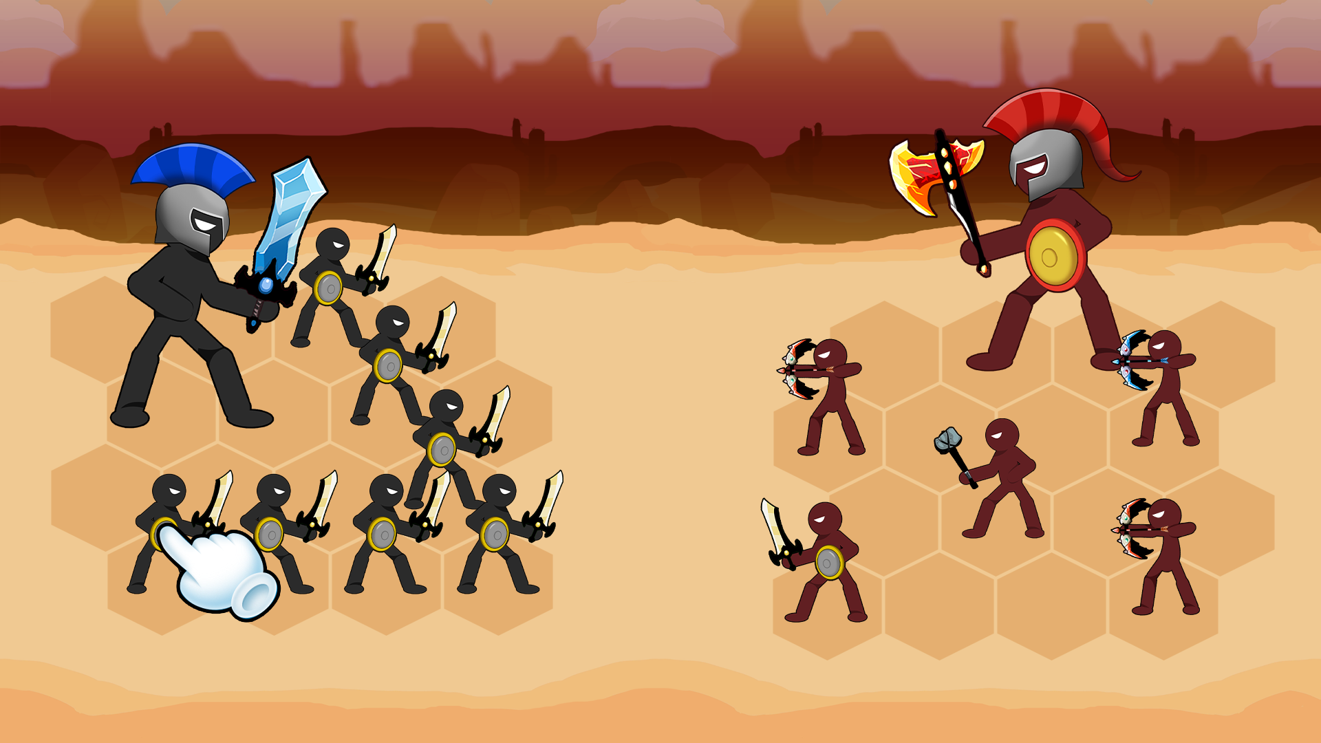 اسکرین شات 7 بازی Stickman War Merge Master