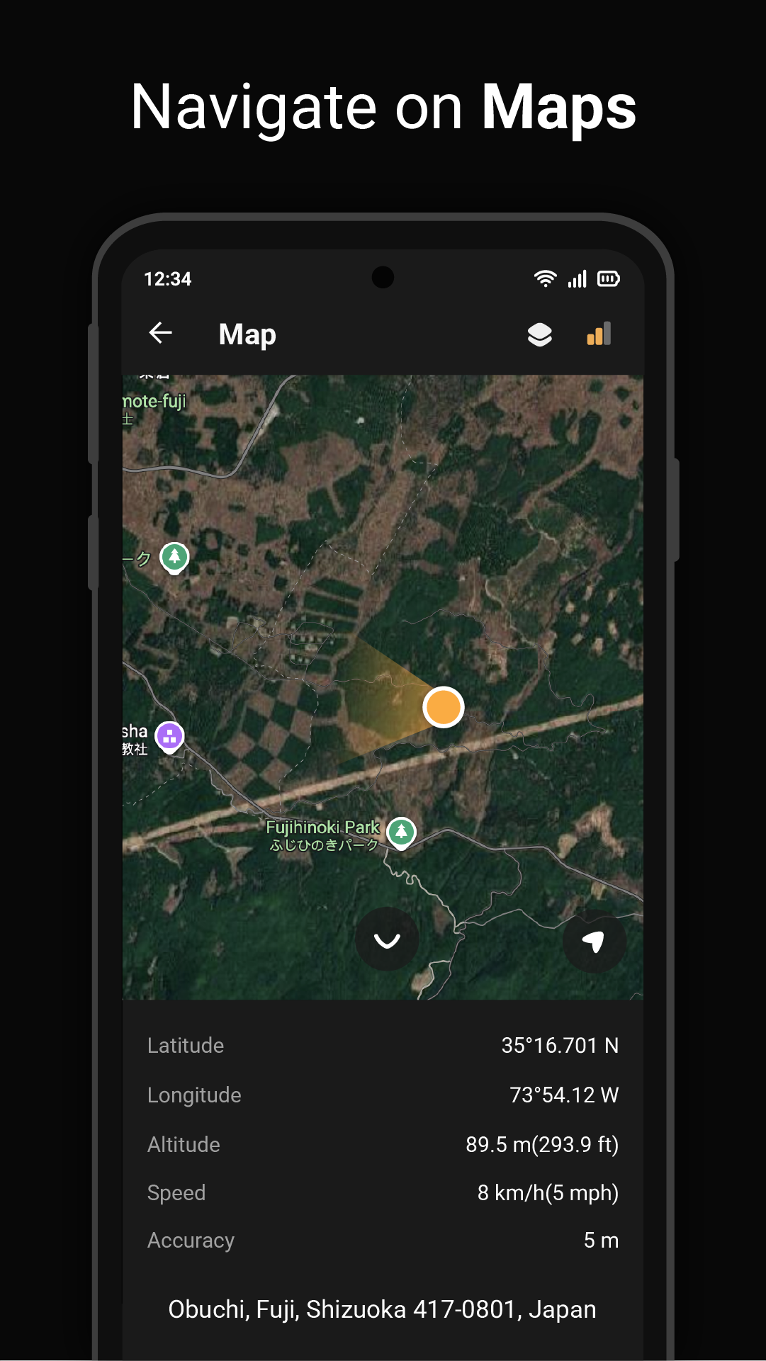 اسکرین شات 3 برنامه Digital Compass