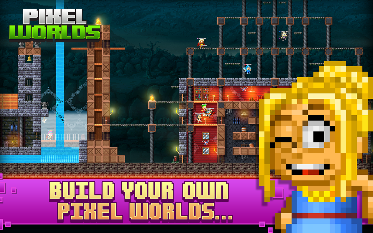 اسکرین شات 4 بازی Pixel Worlds: MMO Sandbox
