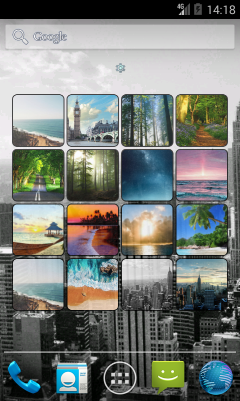 اسکرین شات 6 برنامه Gallery Widget