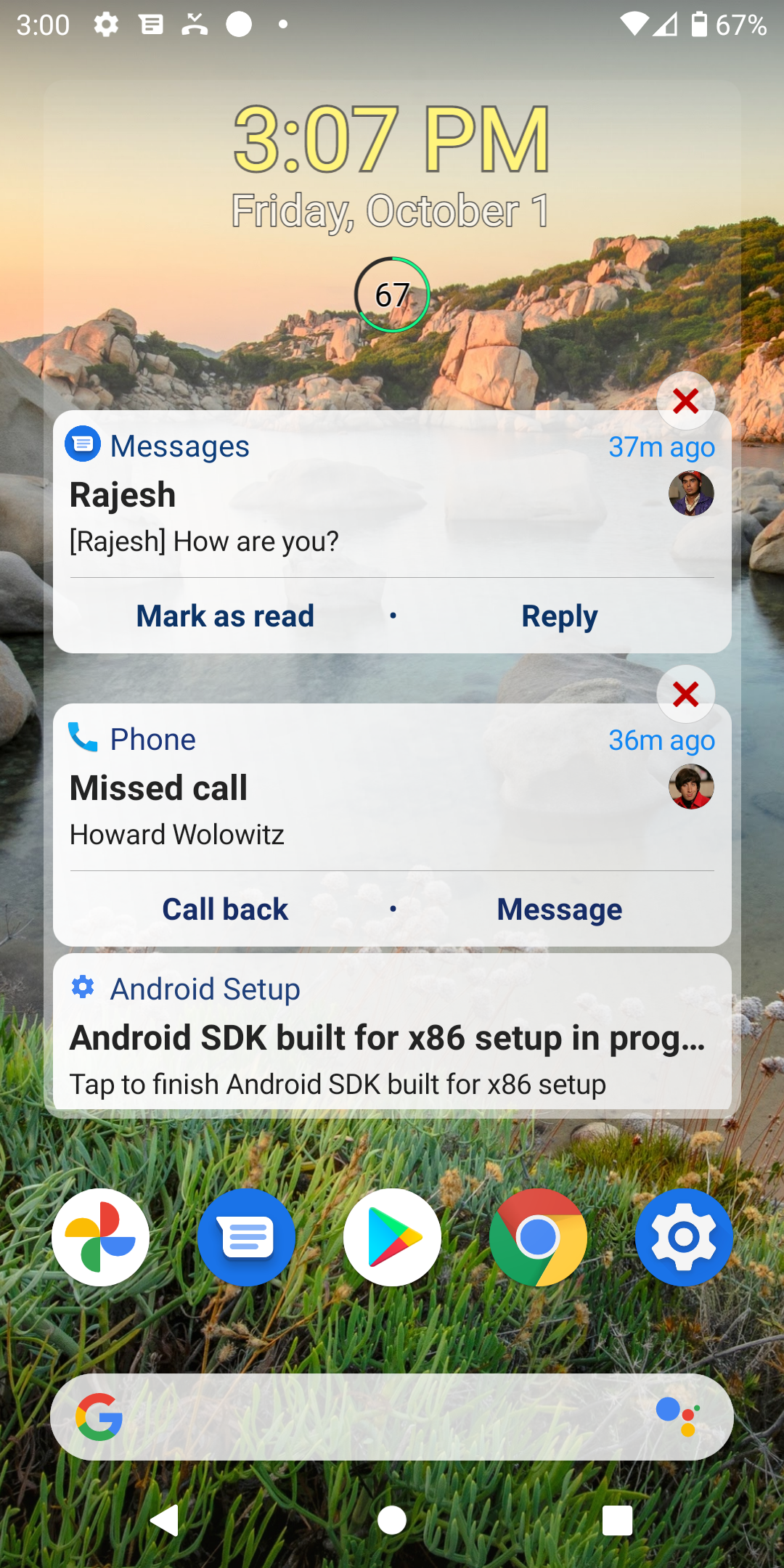 اسکرین شات 4 برنامه Notification Widget