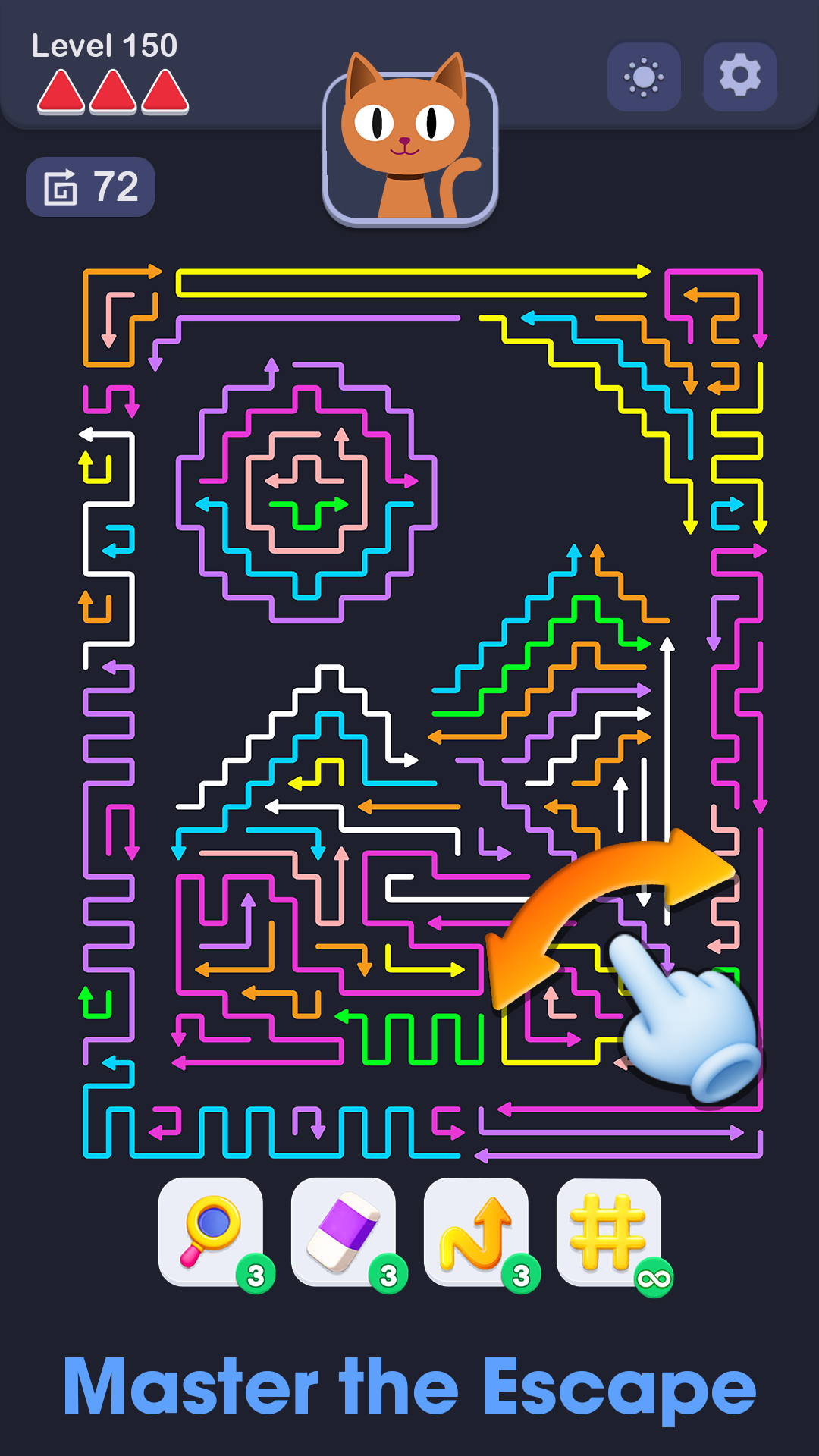 اسکرین شات 5 بازی Tap Arrows: Escape Puzzle