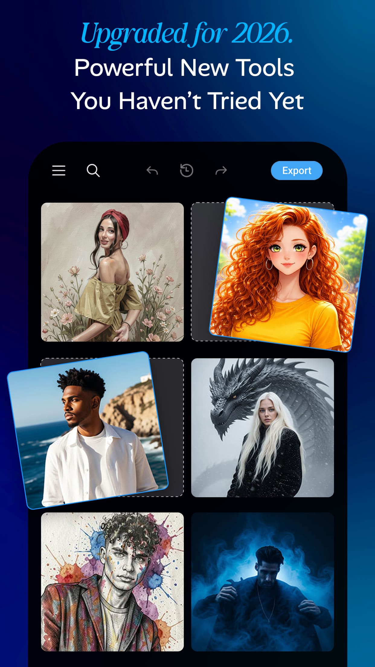 اسکرین شات 2 برنامه Photo Studio: Photo Editor App